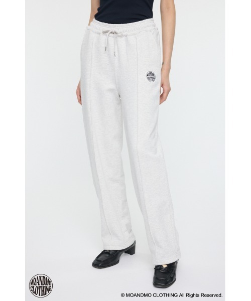 MOUSSY(マウジー)の「MOANDMO スウェットパンツ(スウェットパンツ・レディース・杢グレー/ネイビー・1/2)」の9枚目の写真