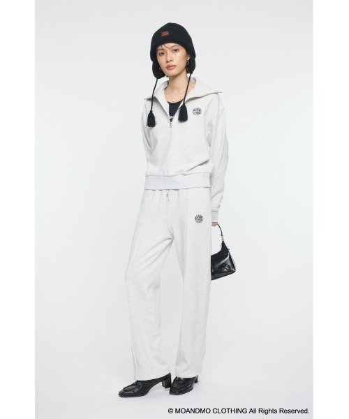 MOUSSY(マウジー)の「MOANDMO スウェットパンツ(スウェットパンツ・レディース・杢グレー/ネイビー・1/2)」の10枚目の写真