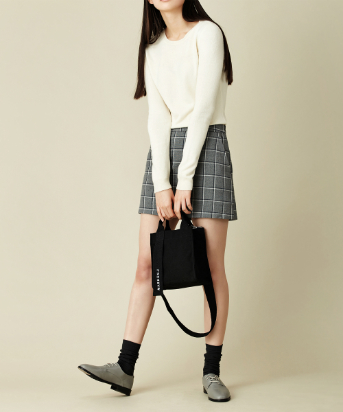 MARHEN.J(マルヘンジェイ)の「リッキーミニ (RICKY MINI) キャンバスバッグ(トートバッグ・レディース・ブラック/レッド/ピンク/グリーン/アイボリー/サンドベージュ/ブラック×ブラック・FREE)」の10枚目の写真