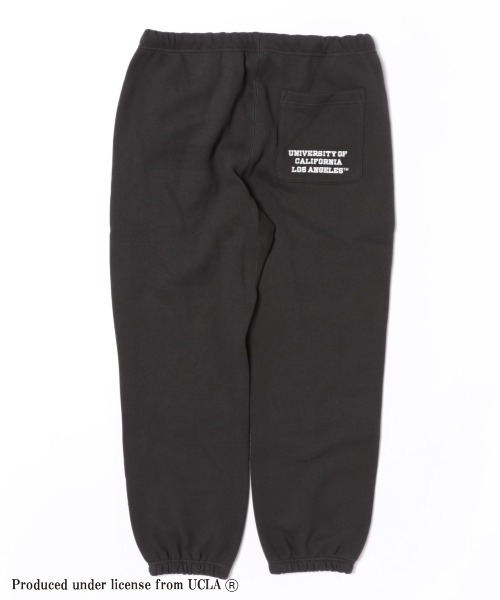 UCLA（ユーシーエルエー）の「【UCLA】 刺繍ロゴ450ゲージ裏毛裏起毛ロングパンツ スウェットパンツ（スウェットパンツ・メンズ・ホワイト/チャコールグレー/ブラウン・2/3）」の4枚目の写真
