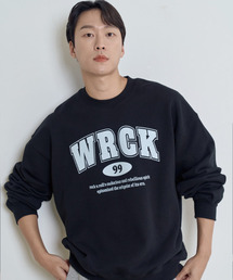 WRCK アーチロゴ スウェット_ブラック