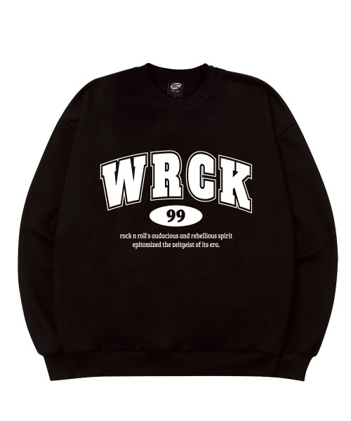 WILDROCK（ワイルドロック）の「WRCK アーチロゴ スウェット_ブラック（スウェット・メンズ・その他・LARGE/MEDIUM/SMALL）」の2枚目の写真