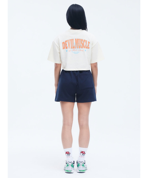 REMOVERSTUDIO（リムーバースタジオ）の「ウーマンデビル1982クラシックマッスルTシャツ[アイボリー]（Tシャツ/カットソー・レディース・その他・FREE）」の4枚目の写真