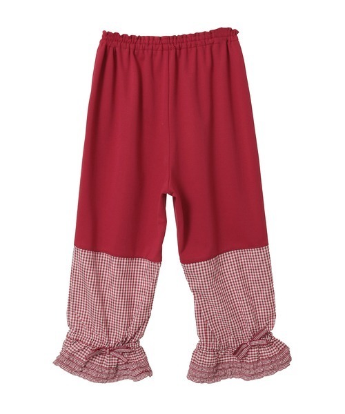 裾ギンガムチェック使いドロワーズ（その他パンツ）｜PINK HOUSE