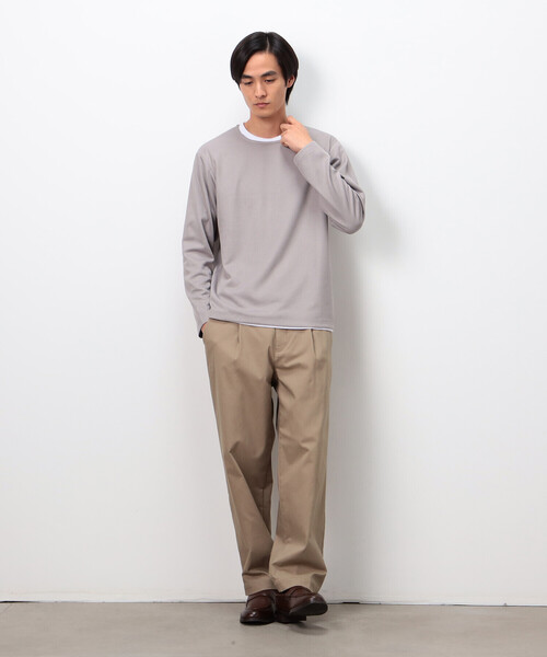 COMME CA ISM(コムサイズム)の「【セットアイテム】メッシュジャージ Tシャツセット(Tシャツ/カットソー・メンズ・グレー/チャコール・MEDIUM/LARGE)」の3枚目の写真