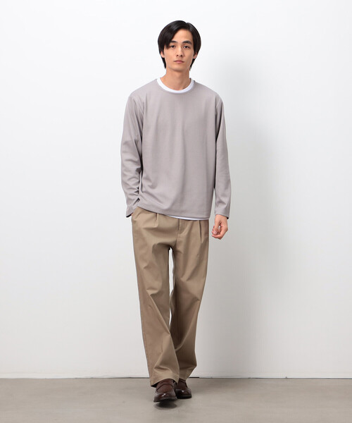COMME CA ISM(コムサイズム)の「【セットアイテム】メッシュジャージ Tシャツセット(Tシャツ/カットソー・メンズ・グレー/チャコール・MEDIUM/LARGE)」の4枚目の写真