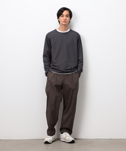 COMME CA ISM(コムサイズム)の「【セットアイテム】メッシュジャージ Tシャツセット(Tシャツ/カットソー・メンズ・グレー/チャコール・MEDIUM/LARGE)」の6枚目の写真