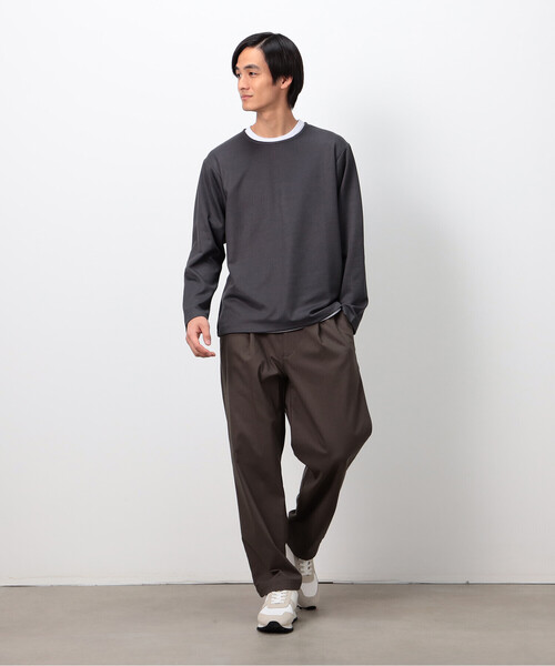 COMME CA ISM(コムサイズム)の「【セットアイテム】メッシュジャージ Tシャツセット(Tシャツ/カットソー・メンズ・グレー/チャコール・MEDIUM/LARGE)」の7枚目の写真