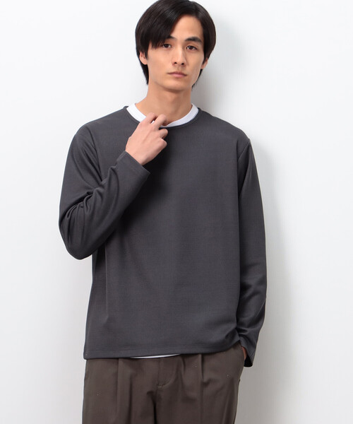 COMME CA ISM(コムサイズム)の「【セットアイテム】メッシュジャージ Tシャツセット(Tシャツ/カットソー・メンズ・グレー/チャコール・MEDIUM/LARGE)」の9枚目の写真