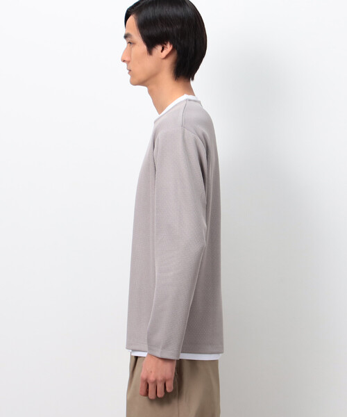 COMME CA ISM(コムサイズム)の「【セットアイテム】メッシュジャージ Tシャツセット(Tシャツ/カットソー・メンズ・グレー/チャコール・MEDIUM/LARGE)」の11枚目の写真