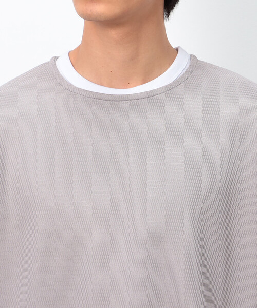 COMME CA ISM(コムサイズム)の「【セットアイテム】メッシュジャージ Tシャツセット(Tシャツ/カットソー・メンズ・グレー/チャコール・MEDIUM/LARGE)」の13枚目の写真