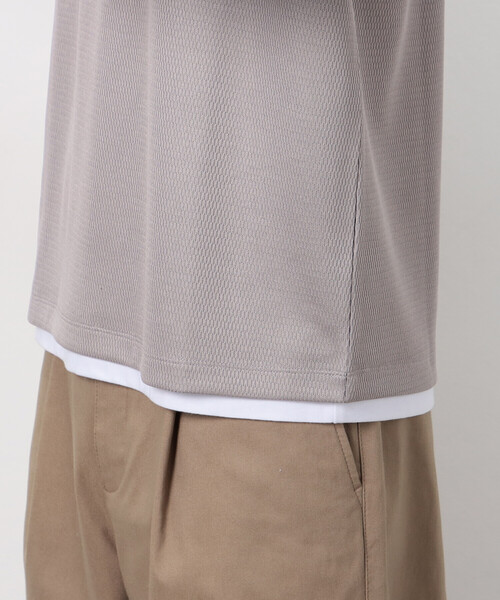 COMME CA ISM(コムサイズム)の「【セットアイテム】メッシュジャージ Tシャツセット(Tシャツ/カットソー・メンズ・グレー/チャコール・MEDIUM/LARGE)」の15枚目の写真