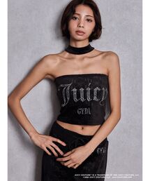JUICY COUTURE | GYDA×Juicy Couture GG JC Emboss Big Bling Velour Bustier(チューブトップ)
