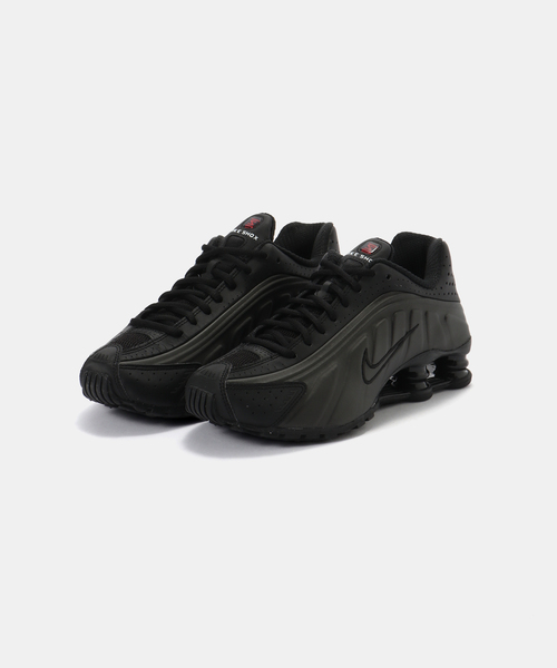 NIKE SHOX R4 24.5cmブラック スニーカー ナイキ】(W)Nike Shox R4 Black 2024 ☆ショックス☆(25.5-29) (Nike