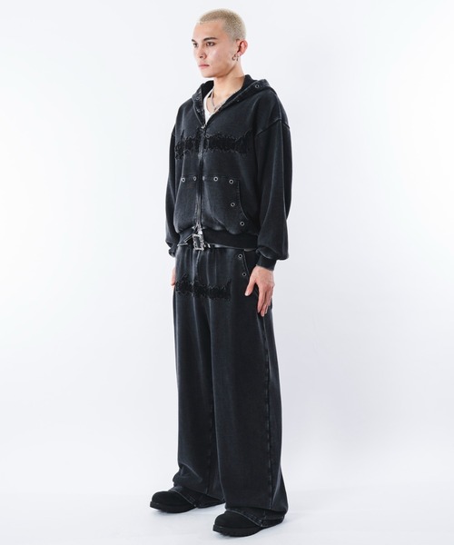 SHORT ROUND(ショートラウンド)の「SHORT ROUND/【26年春新作】ブリーチハトメZIPパーカー(パーカー・メンズ・グレー/ブラック系その他・MEDIUM/LARGE)」の22枚目の写真