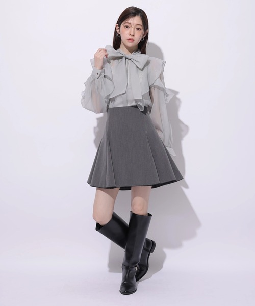 Rirandture（リランドチュール）の「サーキュラーフレアミニスカート（スカート・レディース・グレー・0/1/2）」の5枚目の写真