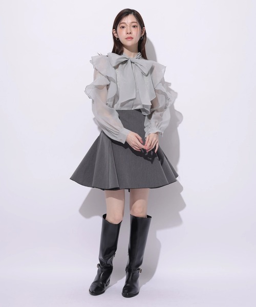Rirandture（リランドチュール）の「サーキュラーフレアミニスカート（スカート・レディース・グレー・0/1/2）」の8枚目の写真