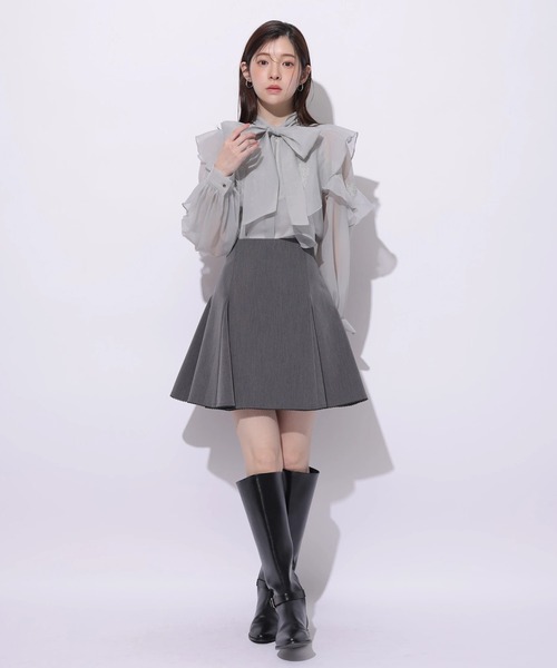 Rirandture（リランドチュール）の「サーキュラーフレアミニスカート（スカート・レディース・グレー・0/1/2）」の10枚目の写真