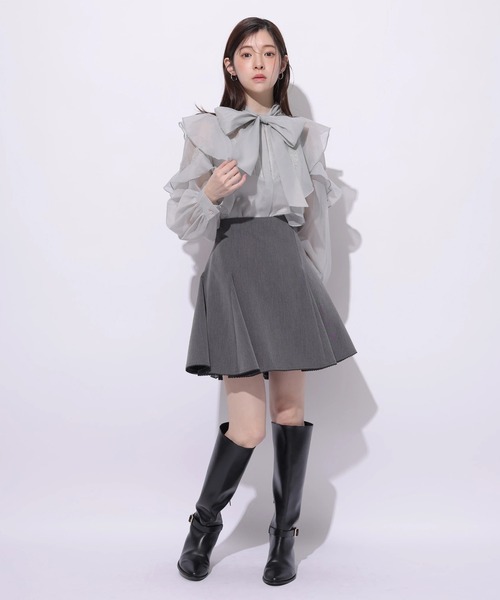 Rirandture（リランドチュール）の「サーキュラーフレアミニスカート（スカート・レディース・グレー・0/1/2）」の11枚目の写真