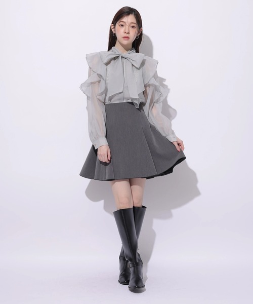 Rirandture（リランドチュール）の「サーキュラーフレアミニスカート（スカート・レディース・グレー・0/1/2）」の12枚目の写真