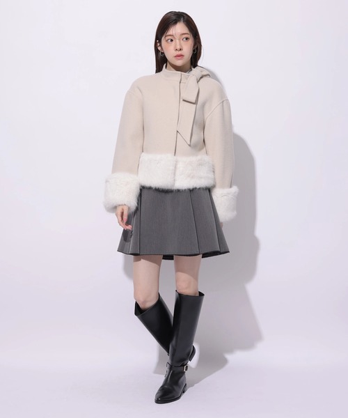 Rirandture（リランドチュール）の「サーキュラーフレアミニスカート（スカート・レディース・グレー・0/1/2）」の18枚目の写真