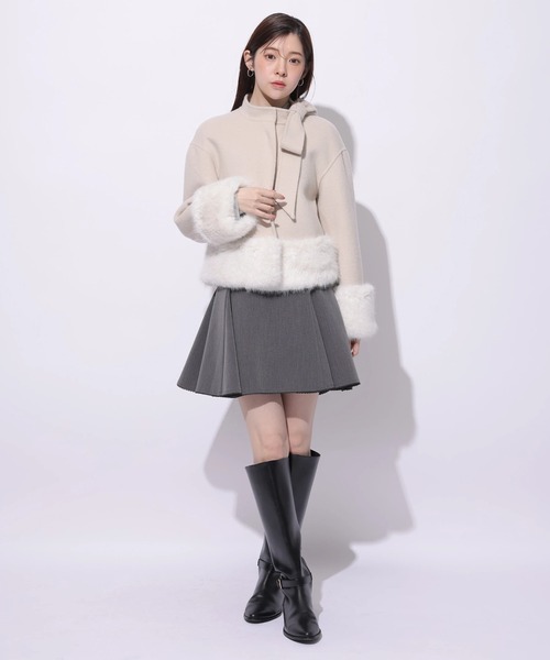 Rirandture（リランドチュール）の「サーキュラーフレアミニスカート（スカート・レディース・グレー・0/1/2）」の19枚目の写真