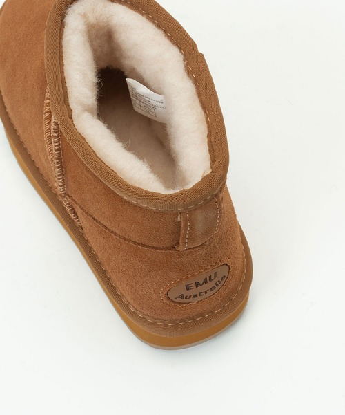 EMU Australia(エミューオーストラリア)の「PLATFORM MICRO WOOL 2.0 / 厚底ムートンブーツ(ブーツ・レディース・ブラック/ブラウン/チャコール・7/8/6)」の8枚目の写真