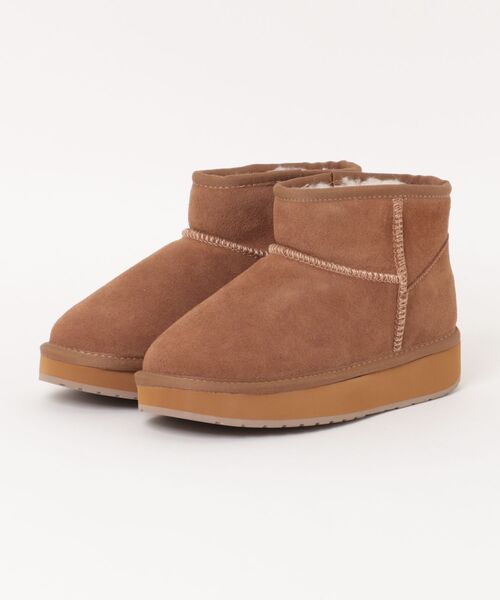 EMU Australia(エミューオーストラリア)の「PLATFORM MICRO WOOL 2.0 / 厚底ムートンブーツ(ブーツ・レディース・ブラック/ブラウン/チャコール・7/8/6)」の11枚目の写真