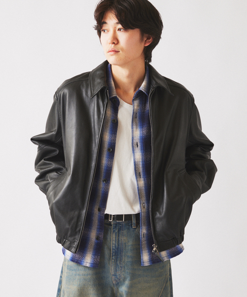 ラムレザー ジップジャケット（ライダースジャケット）｜JOURNAL