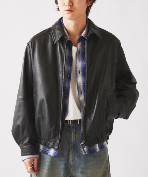 ラムレザー ジップジャケット（ライダースジャケット）｜JOURNAL