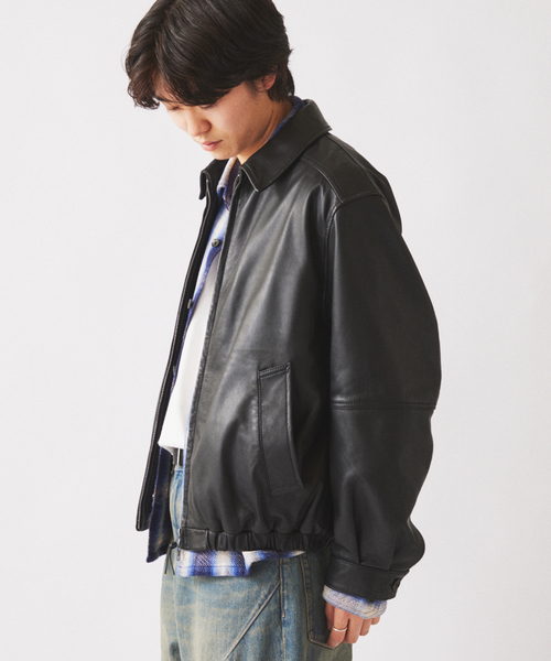 ラムレザー ジップジャケット（ライダースジャケット）｜JOURNAL