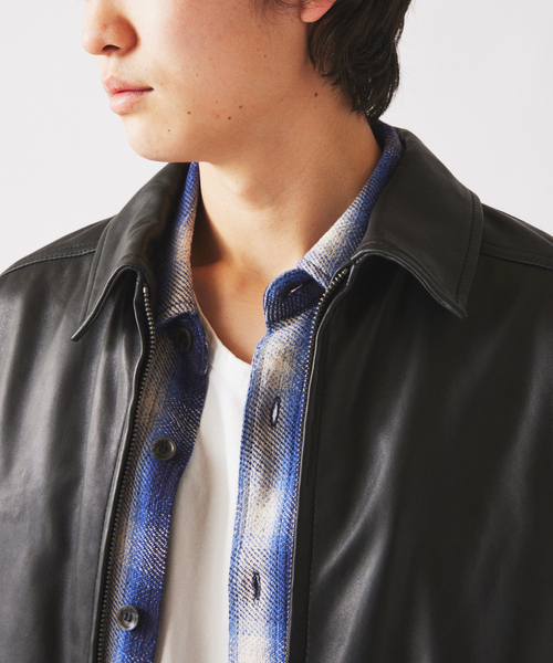 ラムレザー ジップジャケット（ライダースジャケット）｜JOURNAL