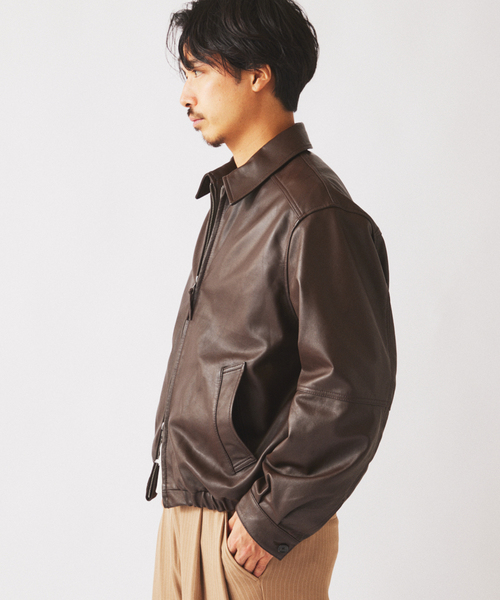 ラムレザー ジップジャケット（ライダースジャケット）｜JOURNAL