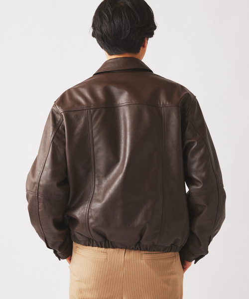 ラムレザー　ジップジャケット ラムレザー ジップジャケット｜ジャーナルスタンダード レリュームの