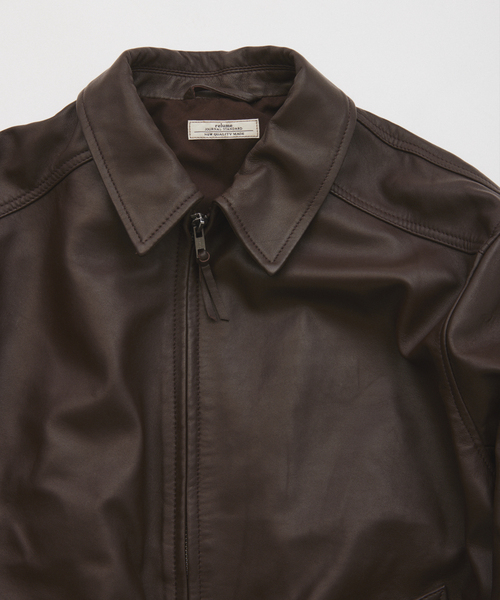 ラムレザー ジップジャケット（ライダースジャケット）｜JOURNAL