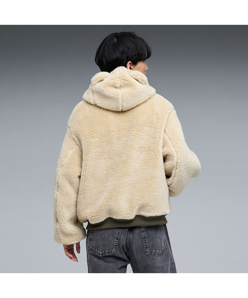 PUMA(プーマ)の「PUMA プーマ ユニセックス PUMA x モンスターハンターワイルズ アイルー リバ(ナイロンジャケット・メンズ・ブラック/カーキ・X-SMALL/SMALL/LARGE/MEDIUM/X-LARGE)」の16枚目の写真