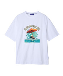 OHP（ワンハンドレッドパーセント）の「OHPxGOODD チルモードオン セミオーバー 半袖Tシャツ（Tシャツ/カットソー）」