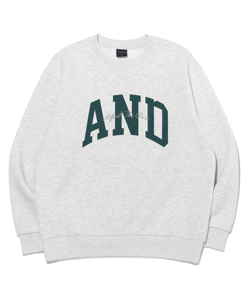 ANNOYED(アノイド)の「AND アーチロゴ スウェット LP9TU955_OATMEAL(スウェット・メンズ・その他・100/95/105)」の1枚目の写真