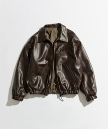 WETTEMPT（ウィテンプト）の「REVERSIBLE CHECK SYNTHETIC BLOUSON / リバーシブルチェック合皮ブルゾン（ブルゾン）」