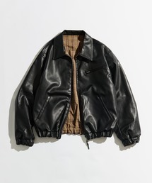 WETTEMPT（ウィテンプト）の「REVERSIBLE CHECK SYNTHETIC BLOUSON / リバーシブルチェック合皮ブルゾン（ブルゾン）」
