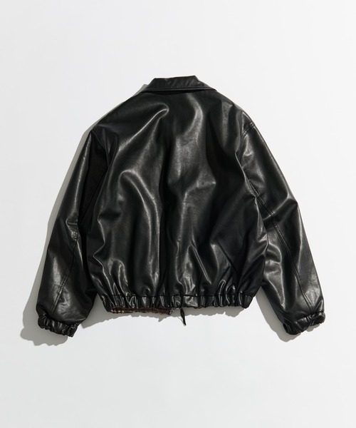 セール】REVERSIBLE CHECK SYNTHETIC BLOUSON / リバーシブルチェック