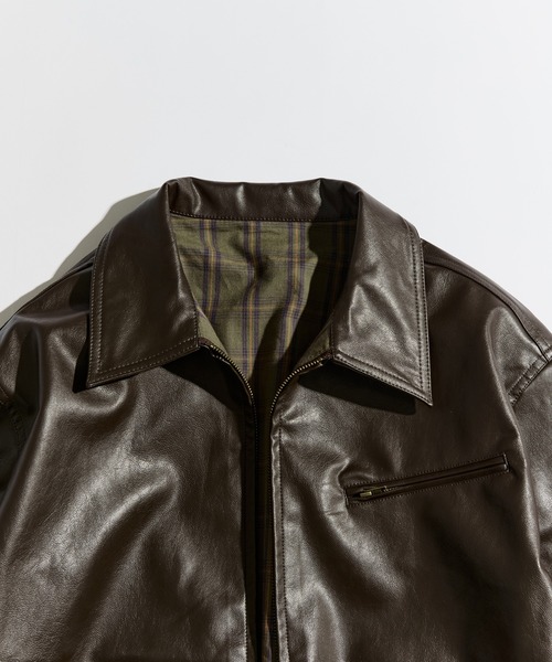 WETTEMPT（ウィテンプト）の「REVERSIBLE CHECK SYNTHETIC BLOUSON