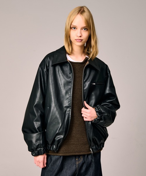 cavempt C.E リバーシブルブルゾンジャケット セール】REVERSIBLE CHECK SYNTHETIC BLOUSON / リバーシブルチェック