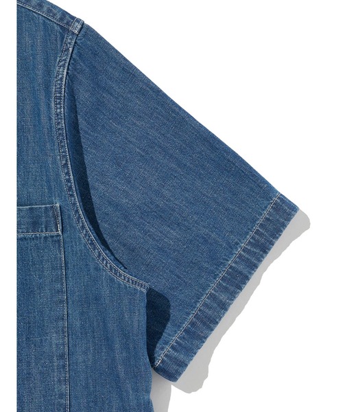 Levi's（リーバイス）の「Levi's/リーバイス BLUETAB(TM) カフェトップ ショートスリーブシャツ（シャツ/ブラウス・レディース・インディゴブルー・M/S/XS）」の7枚目の写真