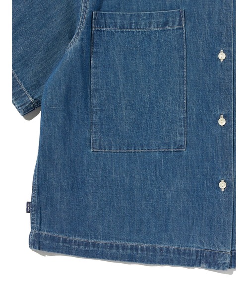 Levi's（リーバイス）の「Levi's/リーバイス BLUETAB(TM) カフェトップ ショートスリーブシャツ（シャツ/ブラウス・レディース・インディゴブルー・M/S/XS）」の8枚目の写真