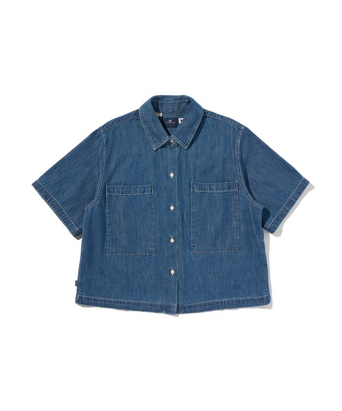 Levi's（リーバイス）の「Levi's/リーバイス BLUETAB(TM) カフェトップ ショートスリーブシャツ（シャツ/ブラウス・レディース・インディゴブルー・M/S/XS）」の12枚目の写真