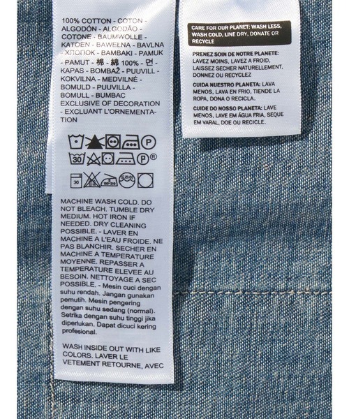 Levi's（リーバイス）の「Levi's/リーバイス BLUETAB(TM) カフェトップ ショートスリーブシャツ（シャツ/ブラウス・レディース・インディゴブルー・M/S/XS）」の13枚目の写真