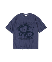 ハートクラブ ピグメント半袖Tシャツ