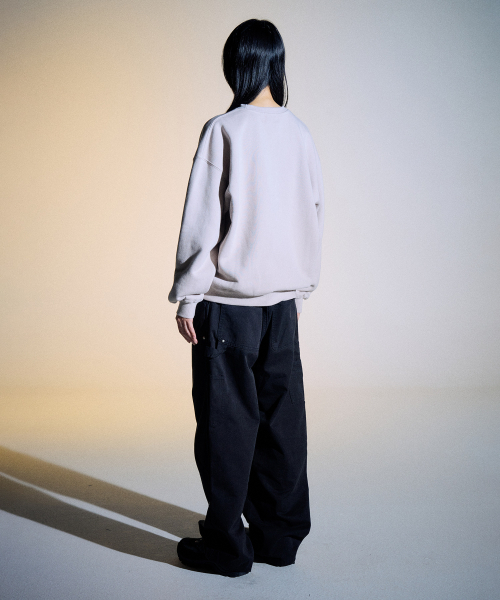 SLOWACID（スローアシッド）の「ブラーリーロゴスウェットシャツ[ウォームグレー]（スウェット・レディース・その他・S/M/L/XL）」の4枚目の写真