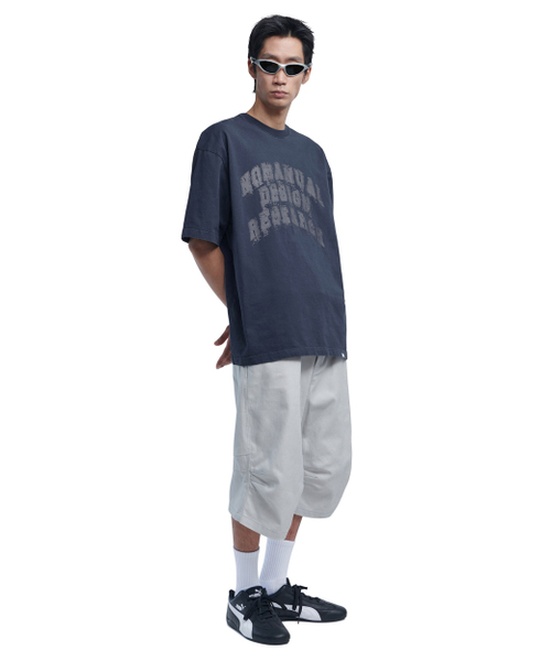 NOMANUAL（NOMANUAL）の「OVERDYED D.A.L T-SHIRT - WASHED NAVY（Tシャツ/カットソー・メンズ・その他・S/M/L/XL）」の4枚目の写真